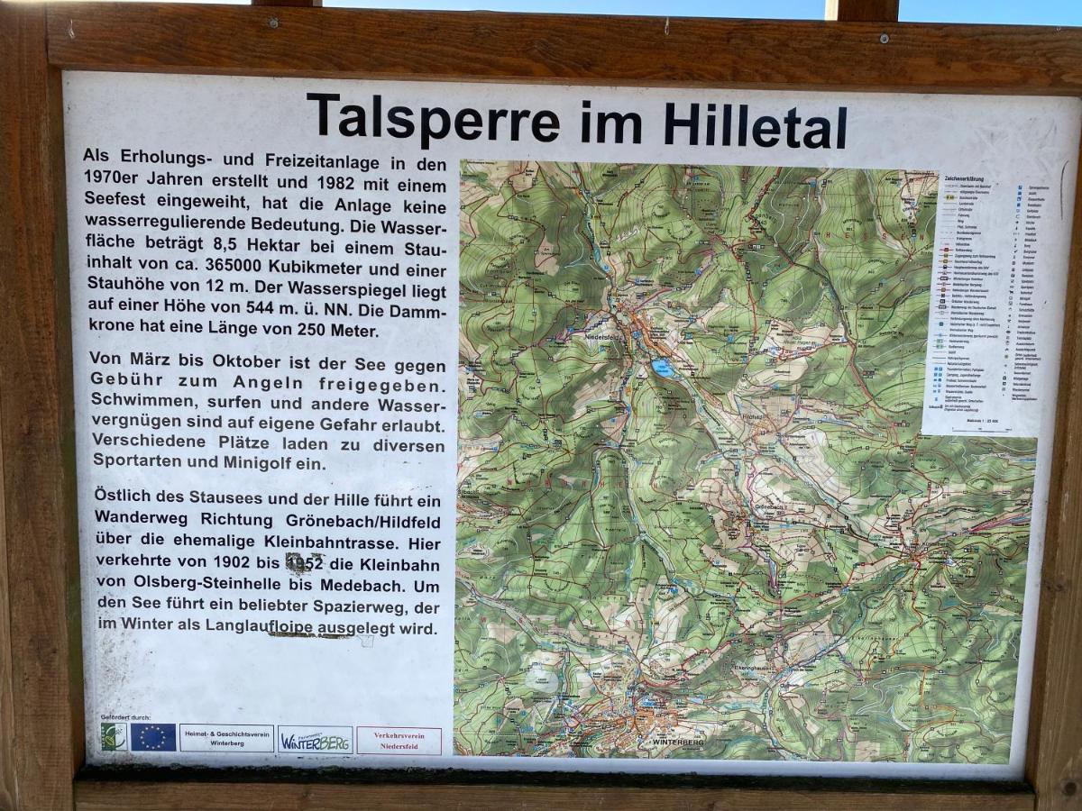 Ferienwohnung Am Hillestausee Βίντερμπεργκ Εξωτερικό φωτογραφία