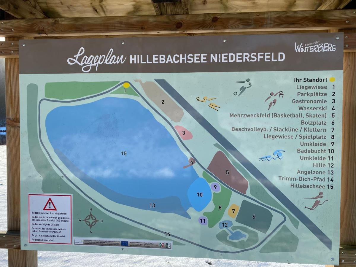 Ferienwohnung Am Hillestausee Βίντερμπεργκ Εξωτερικό φωτογραφία